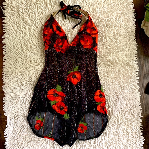 Vintage Other - 1950s Original vintage Rose Marie Reid Swim Bathing Suit Floral size S/M